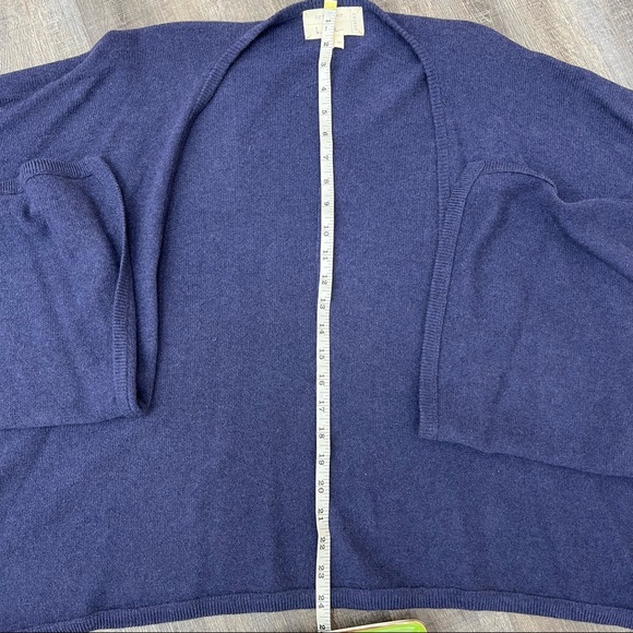 Nicole Miller cashmere poncho sweater - Picture 6 of 11